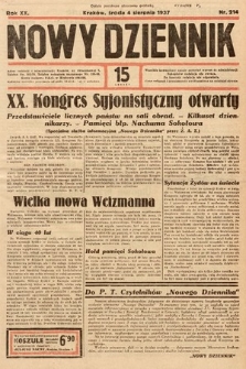 Nowy Dziennik. 1937, nr 214