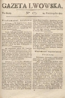 Gazeta Lwowska. 1817, nr 173