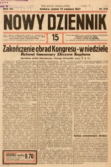 Nowy Dziennik. 1937, nr 223