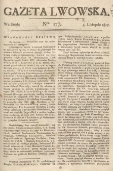 Gazeta Lwowska. 1817, nr 177