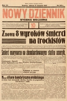 Nowy Dziennik (wydanie wieczorne). 1937, nr 241