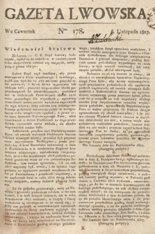 Gazeta Lwowska. 1817, nr 178