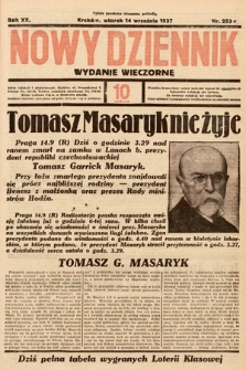 Nowy Dziennik (wydanie wieczorne). 1937, nr 253