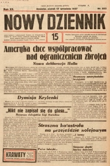 Nowy Dziennik. 1937, nr 255