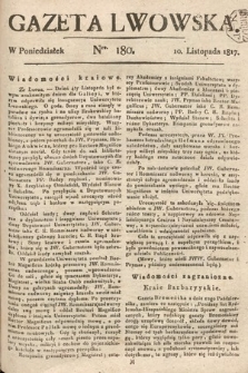 Gazeta Lwowska. 1817, nr 180