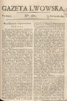 Gazeta Lwowska. 1817, nr 181