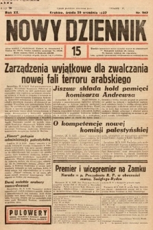 Nowy Dziennik. 1937, nr 267
