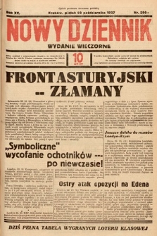 Nowy Dziennik (wydanie wieczorne). 1937, nr 290