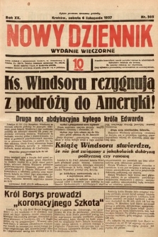 Nowy Dziennik (wydanie wieczorne). 1937, nr 305