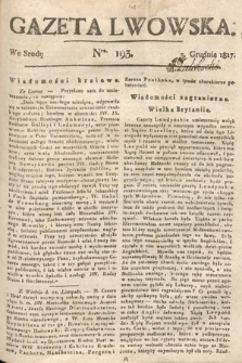 Gazeta Lwowska. 1817, nr 193