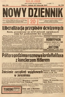 Nowy Dziennik. 1937, nr 319