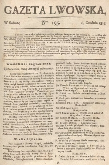 Gazeta Lwowska. 1817, nr 195