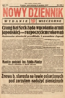 Nowy Dziennik (wydanie wieczorne). 1937, nr 335