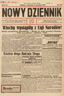 Nowy Dziennik. 1937, nr 341