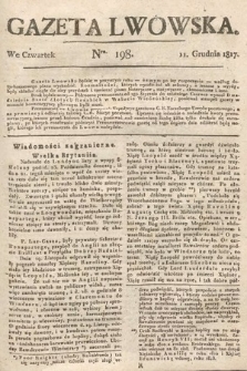 Gazeta Lwowska. 1817, nr 198