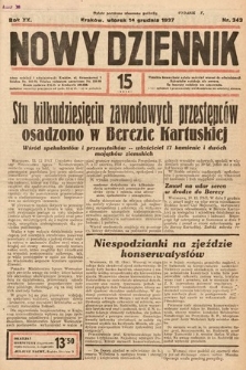 Nowy Dziennik. 1937, nr 343