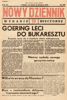 Nowy Dziennik (wydanie wieczorne). 1937, nr 357