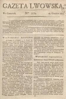 Gazeta Lwowska. 1817, nr 202