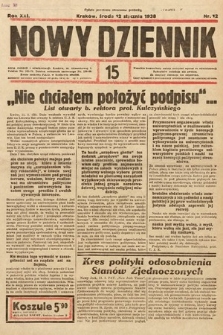 Nowy Dziennik. 1938, nr 12