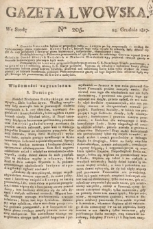 Gazeta Lwowska. 1817, nr 205
