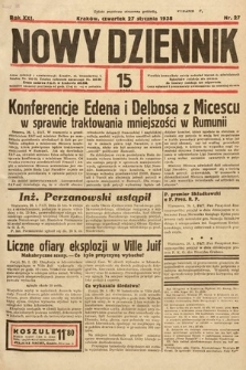 Nowy Dziennik. 1938, nr 27