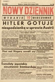 Nowy Dziennik (wydanie wieczorne). 1938, nr 28