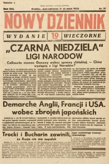 Nowy Dziennik (wydanie wieczorne). 1938, nr 31