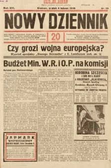 Nowy Dziennik. 1938, nr 35
