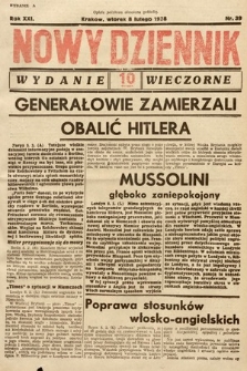 Nowy Dziennik (wydanie wieczorne). 1938, nr 39