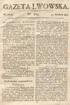Gazeta Lwowska. 1817, nr 209