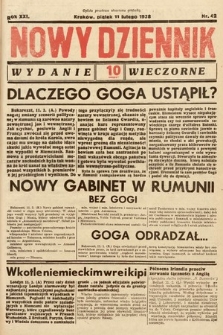 Nowy Dziennik (wydanie wieczorne). 1938, nr 42