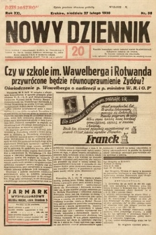 Nowy Dziennik. 1938, nr 58