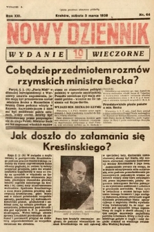 Nowy Dziennik (wydanie wieczorne). 1938, nr 64