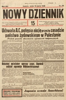 Nowy Dziennik. 1938, nr 75