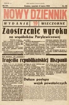 Nowy Dziennik (wydanie wieczorne). 1938, nr 90
