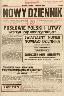 Nowy Dziennik. 1938, nr 91
