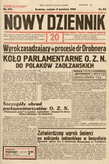Nowy Dziennik. 1938, nr 92