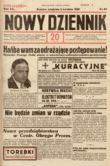 Nowy Dziennik. 1938, nr 93