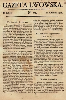Gazeta Lwowska. 1816, nr 64