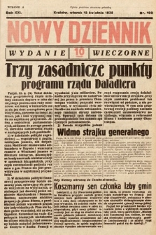 Nowy Dziennik (wydanie wieczorne). 1938, nr 102