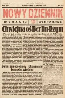 Nowy Dziennik (wydanie wieczorne). 1938, nr 110