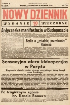 Nowy Dziennik (wydanie wieczorne). 1938, nr 113