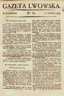 Gazeta Lwowska. 1816, nr 65