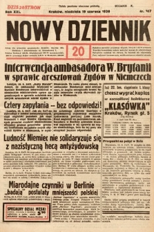 Nowy Dziennik. 1938, nr 167