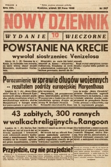 Nowy Dziennik (wydanie wieczorne). 1938, nr 207