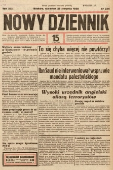 Nowy Dziennik. 1938, nr 234