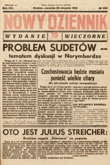 Nowy Dziennik (wydanie wieczorne). 1938, nr 234