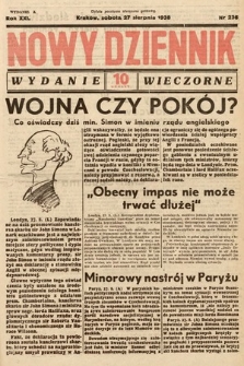 Nowy Dziennik (wydanie wieczorne). 1938, nr 236