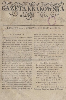 Gazeta Krakowska. 1828, nr 1