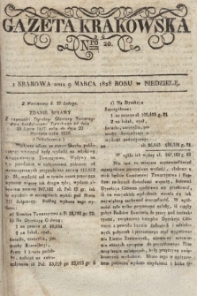 Gazeta Krakowska. 1828, nr 20